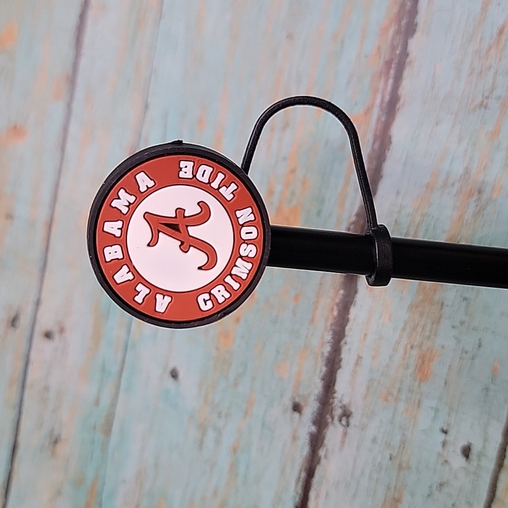 Alabama Crimson Tide Straw Topper - Picture 1 of 5